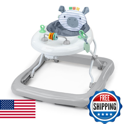 Ingenuity Smooth Strides Activity Baby Walker - Chambray, Developmental