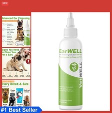 Pet Ear Cleaner 8 oz Cucumber Melon Scent Aloe Vera for Dogs Cats
