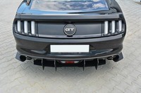 Heckansatz Diffusor Passend FüR Ford Mustang Gt Mk6 Schwarz Matt