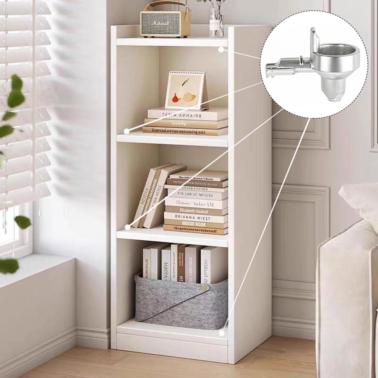 30 picchetti da libreria IKEA in lega di zinco foto 4