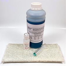 Fibreglass Repair Kit 1kg Resin 10sq ft Matting Hardener Boat Roof Car