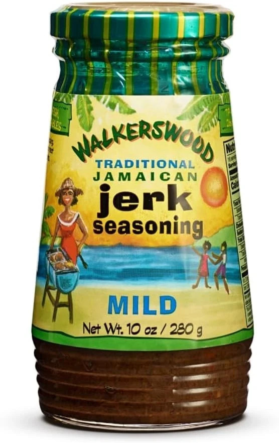 Jamaican jerk Seasoning Walkerswood Traditional Mild Green Hot