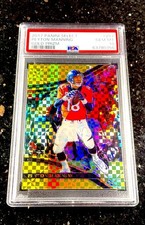 2017 Select Peyton Manning Field Level Gold Prizm /10 PSA 10