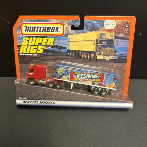 MATCHBOX Super Rigs Lifesavers Hard Workin' Rigs Tractor Trailer Truck Mattel