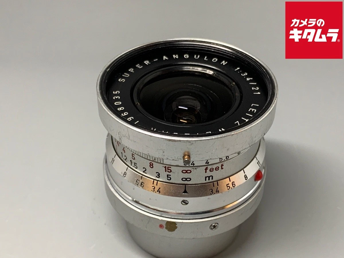 Leica SUPER-ANGULON-M 21mm Focal Camera Lenses f/3.4 Maximum