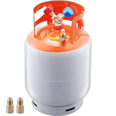 30lb Refrigerant Recovery Tanks 400psi Portable Cylinder Tank Y-Valve for Liquid