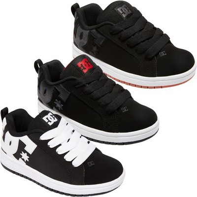 DC Shoes Kinder Court Graffik Leder Chunky Turnschuhe Sneaker Schuhe