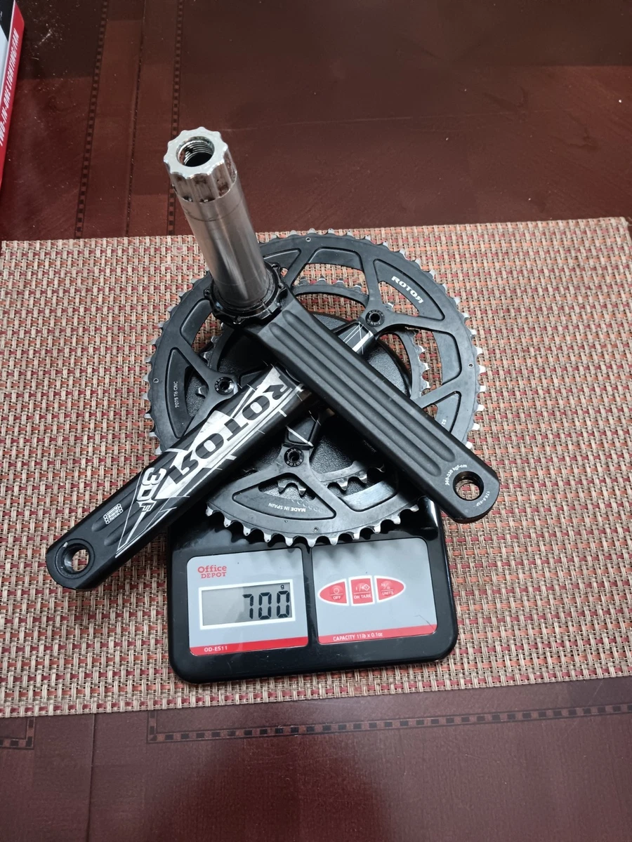 【USED】ROTOR FLOW CRANK 170mm and... Rotor 170 mm Crankarm Bicycle Cranksets for sale | eBay