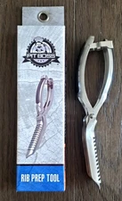 Genuine Pit Boss Stainless Steel Rib Prep Tool, Membrane Remover - NIB!