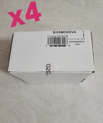 Lot of 4 *** SIXSMOKEVA Firmware Release #4 wireless Smoke Heat Detector New