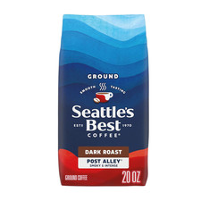 Seattle s Best Coffee, Dark Roast Ground Coffee, Post Alley, 100 Arabica, 1 Bag