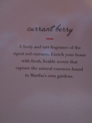 Martha Stewart Collection Reed Diffuser 5.5 fl oz. CURRANT BERRY NIB - Picture 4 of 5