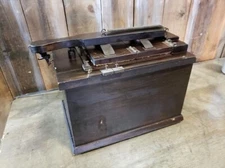 Antique Wooden Film Contact Printer Light Box w Original Working Mazda Bulbs