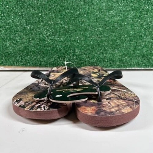 Mossy Oak Camo Flip Flops Sandals Thong Outdoor Comfort Slides Mens Large 11-12 - Image 2 of 4