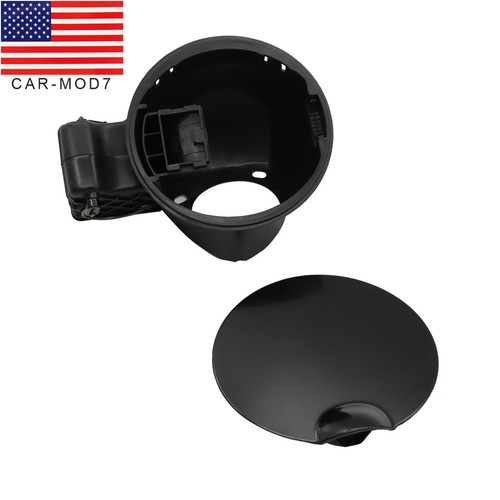 Fuel Filler Gas Cap Door Lid Housing & Door Cap kit New For Ford F150