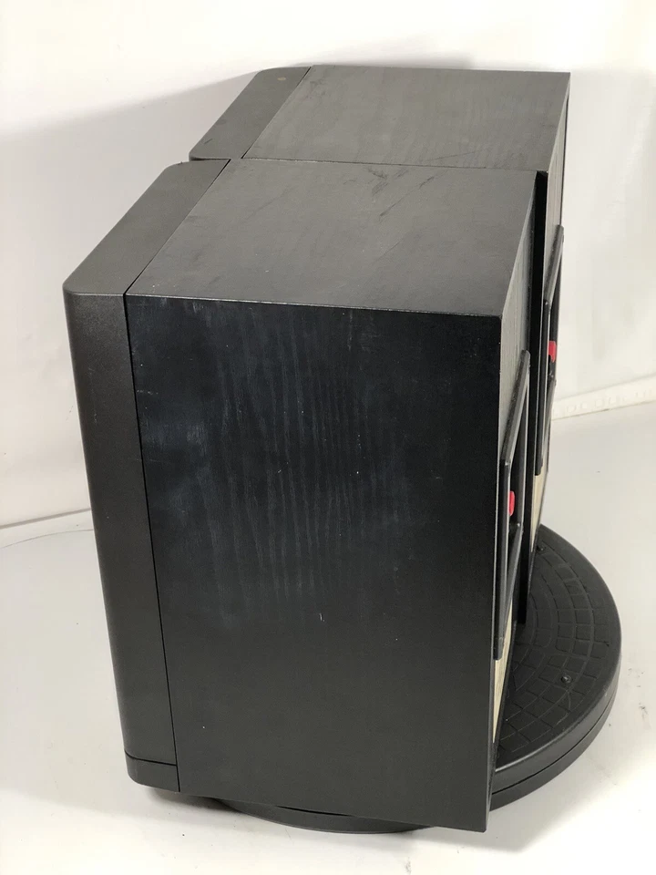 Винтажные Mission 760 2-полосные колонки пара черных мониторов с решетками сделано в Англии - Изображение 4 из 4