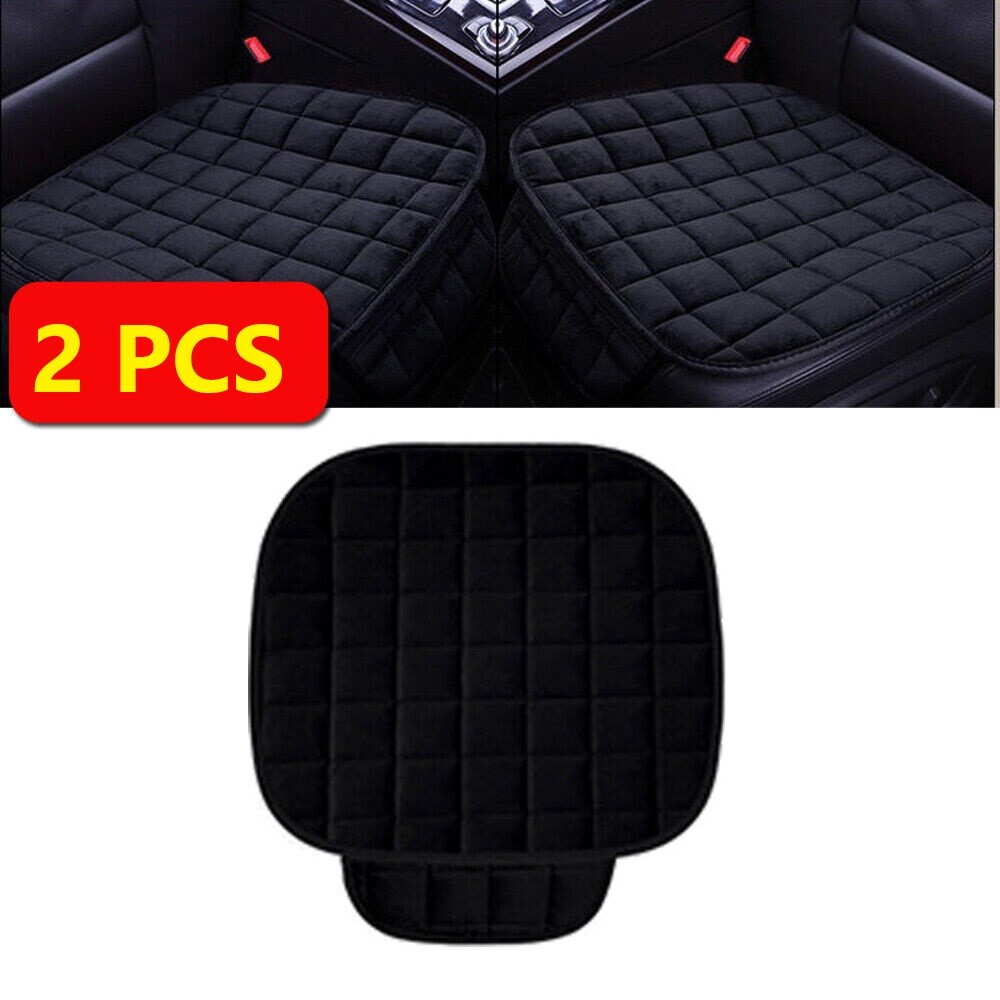 2PCS Car Seat Cover Breathable Pad Mat Front Seat Protector Auto Chair Cushion