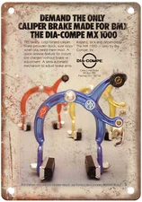 Old School BMX 1981 DIACOMPE Vintage Magazine Ad Reproduction Metal Sign B943