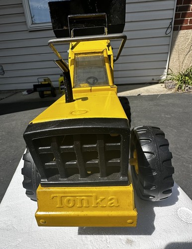 1983 Mighty Tonka Front End Loader Tractor Turbo Diesel Shovel Plow Toy - Picture 11 of 16