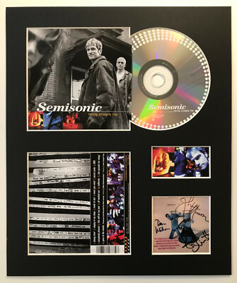 SEMISONIC - Signed Autographed - FEELING STRANGELY FINE - Album Display