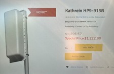 Kathrein HP9-915N 902-928 MHz Horizontally Polarized Panel Antenna