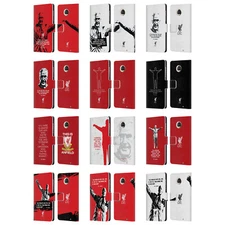 LIVERPOOL FC LFC BILL SHANKLY QUOTES PU LEATHER BOOK CASE FOR MOTOROLA PHONES 2