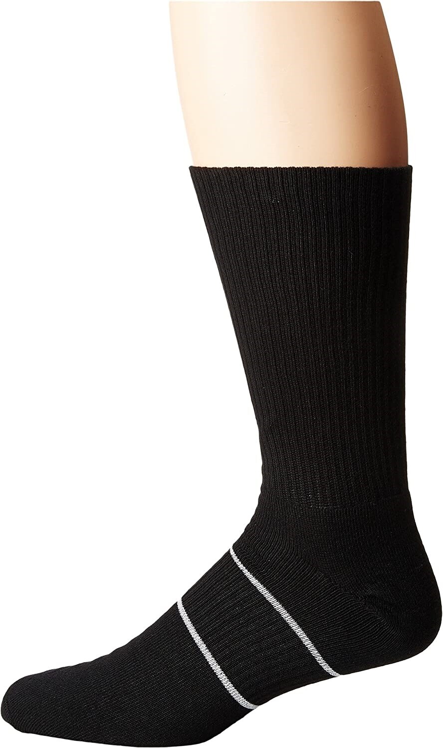 Мужские носки Wrightsock 248537 черные Running Ii с круглым вырезом, Размер X-Large