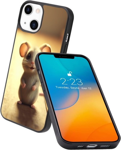 Anti scratch Cover kawaii animals mouse For iPhone SE XS XR Max 5 6 7 8 Plus - Picture 23 of 25