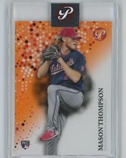 Mason Thompson 2022 Topps Pristine # 255 RC Pristine Orange Refractor 8/25 Washi