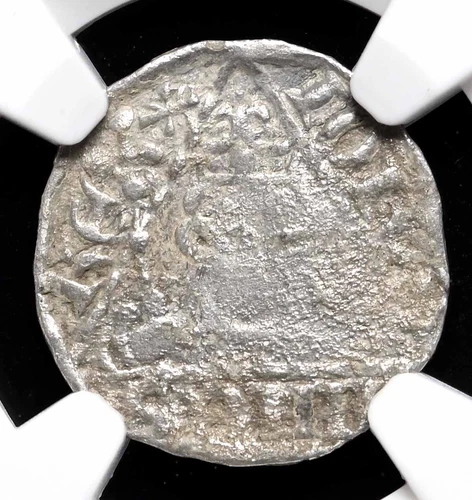 IRELAND. John Lackland. 1199-1216. Silver Penny, Dublin, S-6228, NGC Fine