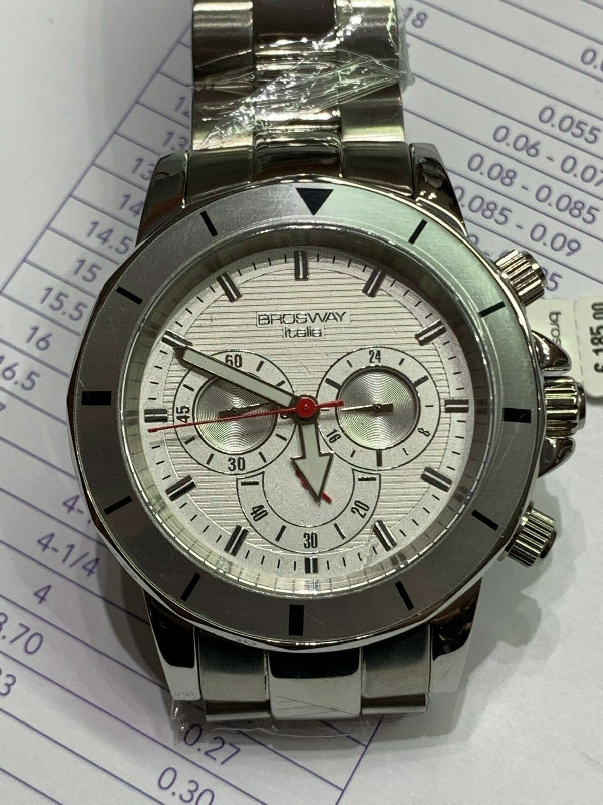 BROSWAY  MOOD  OROLOGIO UOMO CRONO  REFERENZA  WMD15  GARANZIA UFFICIALE