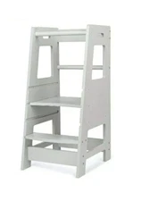 Readywerks KidzWerks Grey Wooden Stool (S2-0)