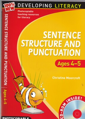 Sentence Structure and Punctuation: Ages 4-5 Home School Education Learning Book