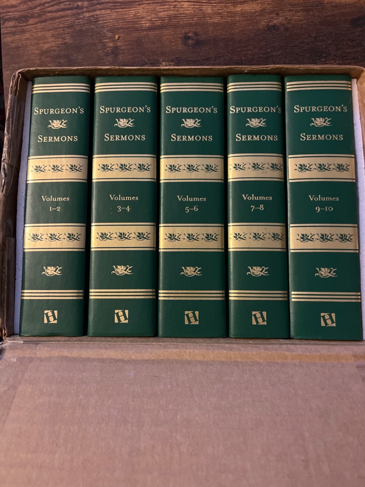 [New] Spurgeon's Sermons 5 Vol. Set Charles Spurgeon Books