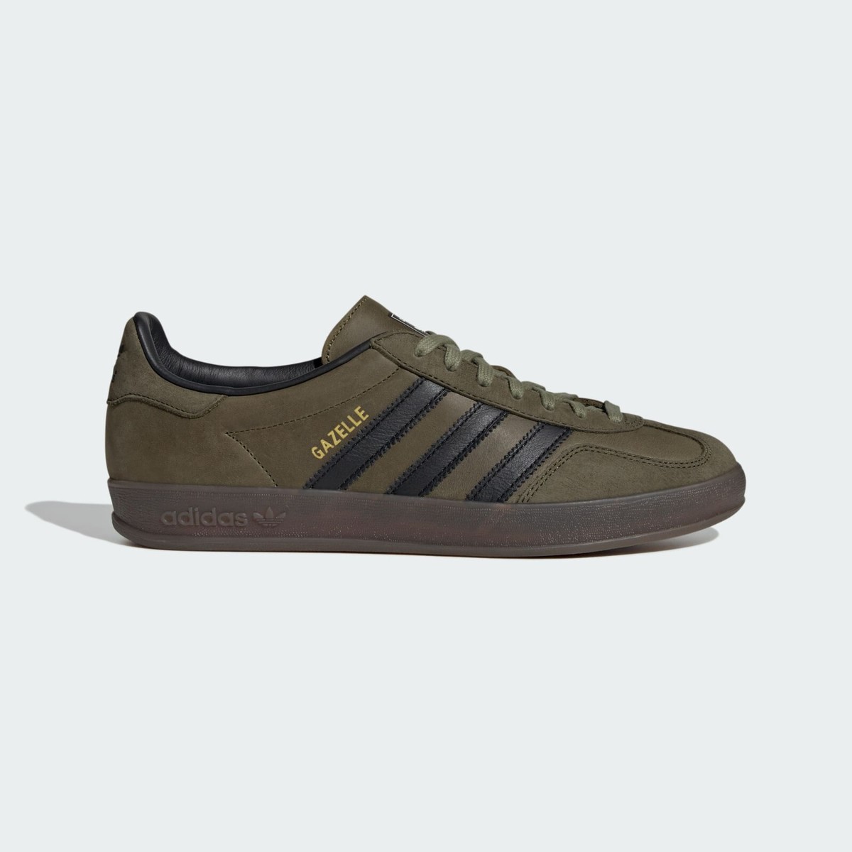 adidas Originals Gazelle Indoor Focus Olive Core Black Gum IH4772