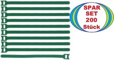 200 Hook and Loop Cable Ties 300mm x 28mm Green Reusable Hook and Loop Cable Hook and Loop Tape