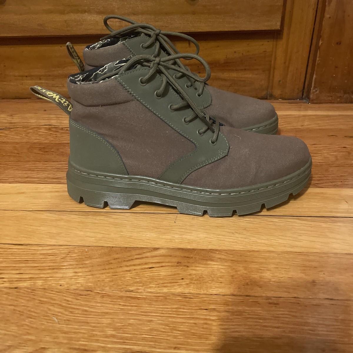 Doc Martens Bonny II 2 Lace Up Ankle Boots Men\'s Size 9 Ladies Size 10 Green Dr. Martens Bonny II Boots Size 6 US Mens 7 Women 38 EU  main image 2
