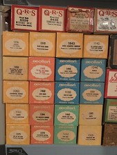 QRS, Aeolian, Italian Style, Artista, Play-Rite, Melodee Player Piano Rolls EUC