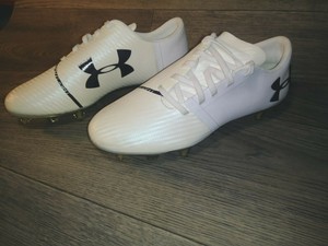 zapatos de futbol under armour speedform white