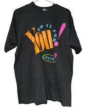 90s DEADSTOCK VINTAGE YOPLAIT YOGURT PROMO T-SHIRT MEN XL 1990s Single Stitch