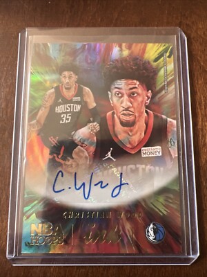 CHRISTIAN WOOD 2022-23 Panini NBA Hoops ink Auto #HI-CWD Mavericks 