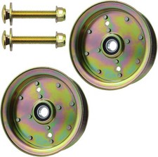 2 Deck Flat Idler Pulley For Husqvarna Craftsman 589766101 589766102 539132728