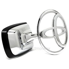 Jdm Toyota 98-07 Land Cruiser J100 Front Hood Chrome T Emblem Genuine Oem Jdm Toyota 98-07 Land Cruiser J100 Front Hood Chrome T Emblem Genuine Oem