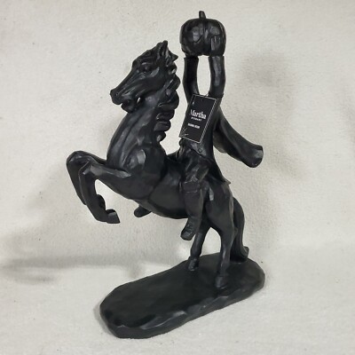 Martha Stewart Headless Horseman 19  Statue/Figure Halloween Pumpkin Brand New 