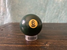 vintage pool billiard 6 ball