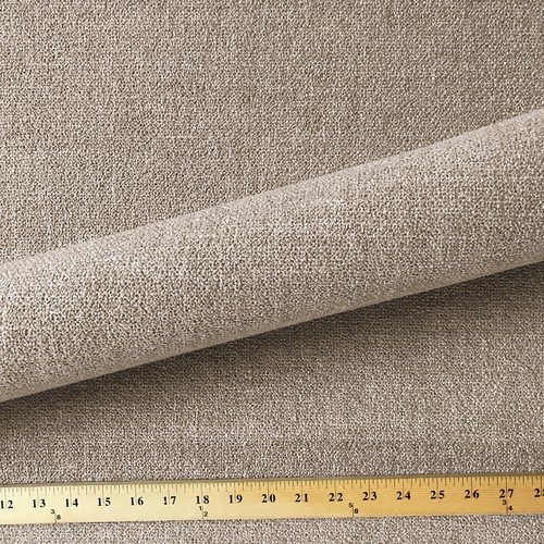 Flax Rustic Textured Woven Upholstery Fabric 54" - Picture 4 of 6