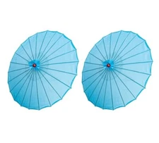 THY COLLECTIBLES Set of Two (2) 33"Japanese Chinese Umbrella Parasols Costume