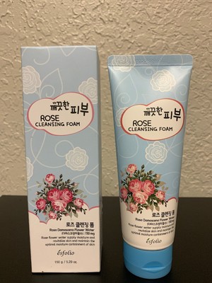 esfolio rose cleansing foam