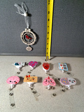 Nurses set of Retractable Badge Clip On Reels  Special Nurse Ornament 3686L229