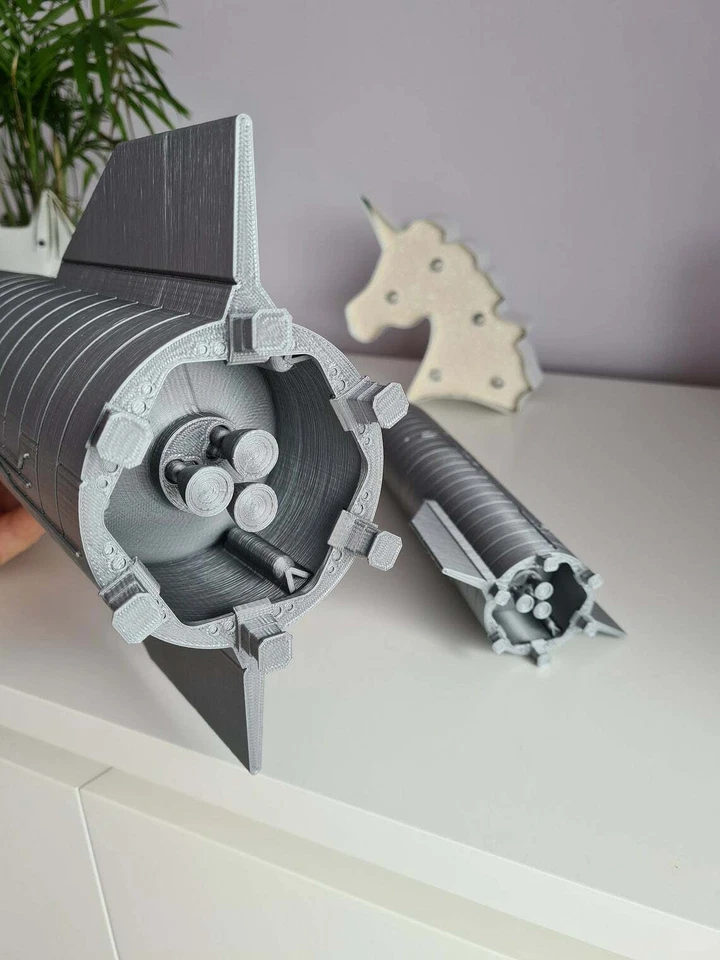 SpaceX Starship SN15 Highly Detailed Model | Plastic Model | UK Seller  - Image 3 of 4